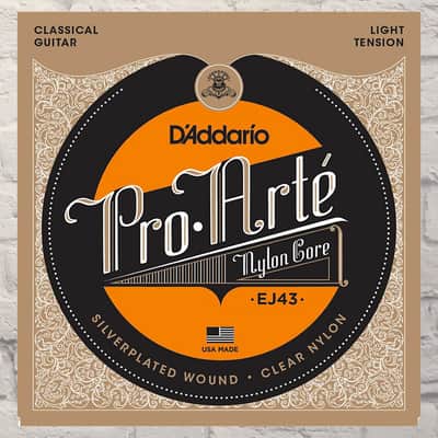 D'Addario EJ43 Light Tension Nylon Pro-Arte Classical Guitar Strings 02-42 image 1