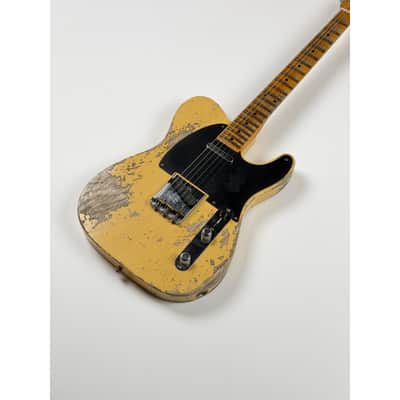 Fender CUSTOM SHOP LTD 53 TELE SUPER HEAVY RELIC - AGED NATURAL BLONDE 2024 - Super heavy relic Aged natural blonde image 2