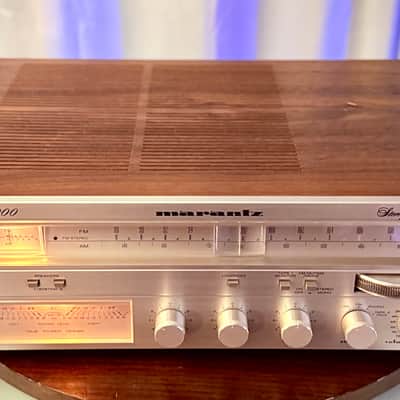 πΆβ¨ Marantz SR 2000 Vintage Stereo Receiver w/ Wood Case β Serviced/Cleaned, Fully Working, All Lamps Working image 3