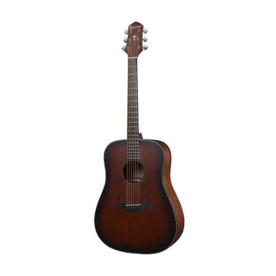 Crafter Silver Series 250 Dreadnought Acoustic Electric Guitar - Brown Sunburst image 2