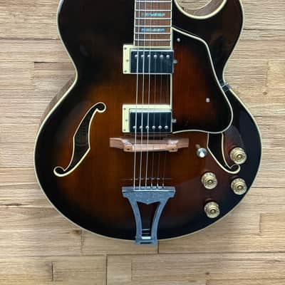 Ibanez AK85-DVS Artcore Hollow Body Guitar 2004 - Dark Violin Sunburst 6lbs 12oz w/non orig hard case image 1