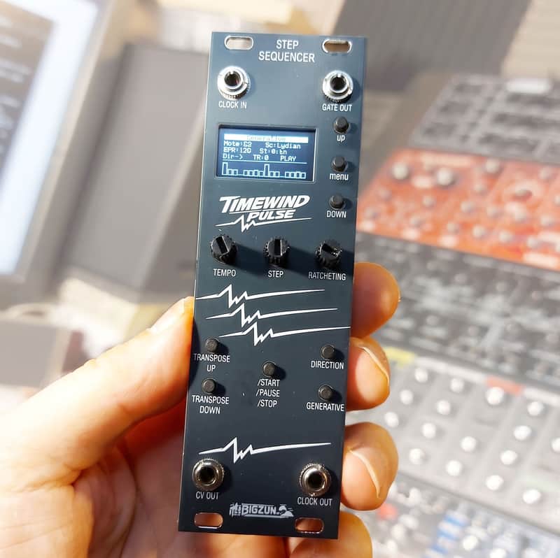 Bigzun TIMEWIND PULSE: Berlin School Generative Step Sequencer Eurorack Module 8HP image 1