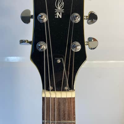 Firefly Les Paul Jr. style solid body P 90 style pickup 2019 - Gold Sparkle image 5
