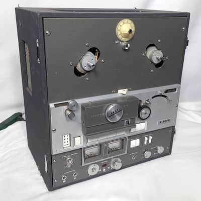 Akai X-355D -- Vintage (1966) Cross-Field 4-Track Reel to Reel Deck/Recorder image 1