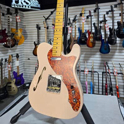 Fender American Professional II Telecaster Thinline Electric Guitar - Transparent Shell Pink with Maple Fingerboard & OHSC + PLEK*D #784 image 4