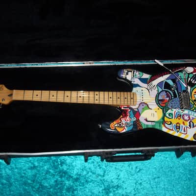 Picasso Fender USA American Stratocaster Standard California Series Vintage Strat 1997 guitar image 4