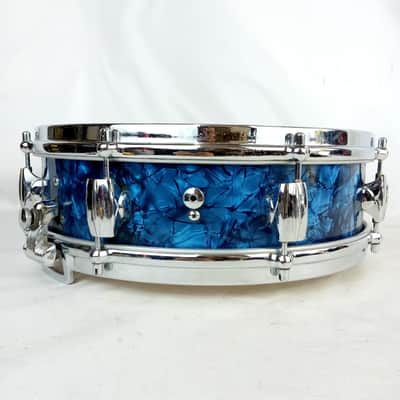 Premier 14x4"Royal Ace #10 Blue Pearl Wrap Vintage 60s Piccolo Super Die-Cast UK image 8