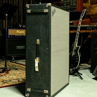 Vintage Fender Silverface 2x12” 16 Ohm 80 Watt Guitar Cabinet w/ Jensen/Celestion Speakers and Ska/Punk Pedigree image 3