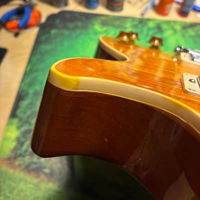2016 Gibson  Les Paul Standard Plus Trans Amber Beautiful Top ! image 12