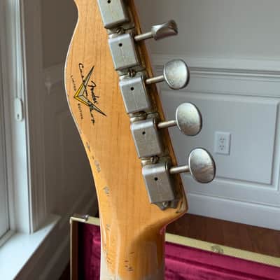 2024 Fender Custom Shop Esquire Telecaster 50s Limited Edition Super Heavy Relic - Aged White Blonde image 8
