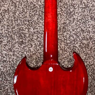 2022 Gibson SG Standard '61 with   Stoptail - Vintage Cherry electric guitar made in the usa ohsc image 15