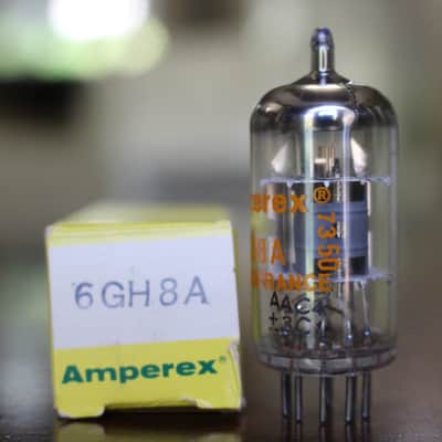 Amperex 6GH8A NOS Tube - 1973 - France - NIB - "For McIntosh H.H. Scott" - Testing New image 2