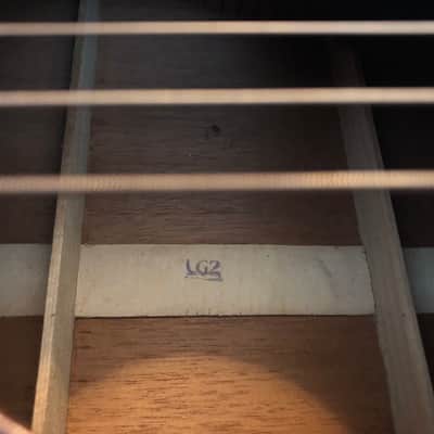 1960 Gibson LG-2 Sunburst vintage X-bracing image 11