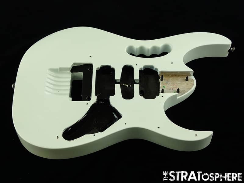 Ibanez JEMJR Steve Vai BODY Guitar Parts Locking Monkey Grip White! image 1