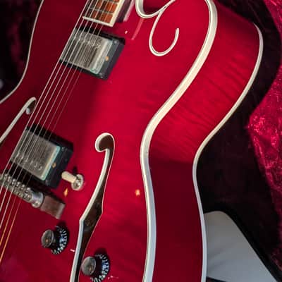2003 Gibson Custom Historic Art - Tal Farlow, Wine Red - Master Model Label luthier James W Hutchins "HUTCH" image 2