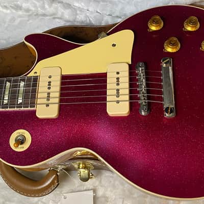 NEW ! Gibson Custom Shop Murphy Lab '56 Les Paul - All Pink Sparkle Reissue - Ultra Light Aged - 8.5 lbs - Authorized Dealer - G05152 image 8