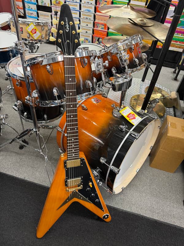 Epiphone FLYING V KORINA 2021 - KORINA NATURAL WOOD image 1
