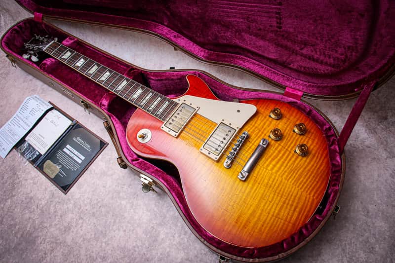 GIBSON USA Custom Shop '58 Les Paul Standard Reissue Aged "Cherry Sunburst + Rosewood" (2012)