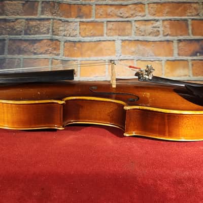 Vintage 1930s Scherl & Roth A211 3/4 Violin Natural w/ HSC image 11