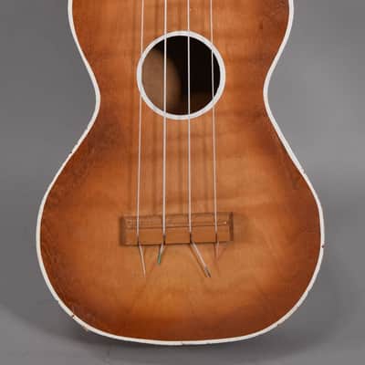 1950's Harmony Soprano Ukulele Sunburst Project For Repair image 2