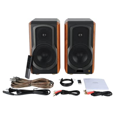 Edifier WiFi Audiophile Active Bookshelf 2.0 Speakers Wireless Hi-Fi Bookshelf Speaker image 5