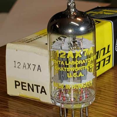 12AX7A/ECC83 Tungsram "Penta Lab" NOS/NIB MaxiPreamp2/TV7 tested image 2
