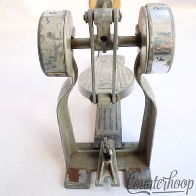 Ghost Classic Pre-Ludwig Bass Drum Pedal Vintage 60s Solid Aluminum Footboard US image 5