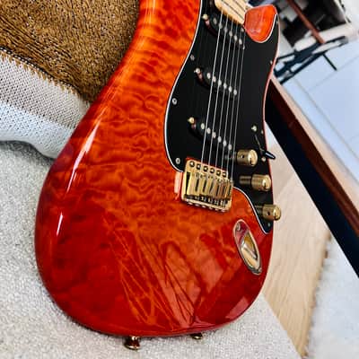 Schecter (ESP) ST-UC430 - Trans Orange 1989 image 13