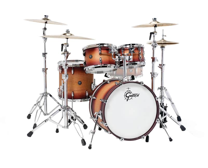 Gretsch Drums Renown 4-Piece Shell Pack w/20" Kick - Satin Tobacco Burst image 1