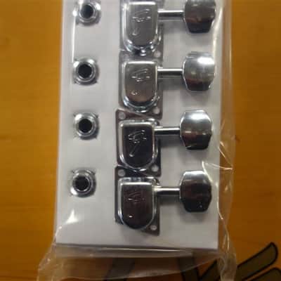 Fender 70s "F" Style Stratocaster/Telecaster Tuning Machines (6) 2020 Chrome image 3