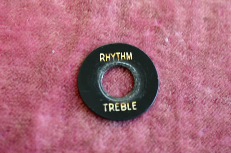 Vintage 1960's Gibson Les Paul Custom Switch Ring Poker Chip - SG Standard Special image 1