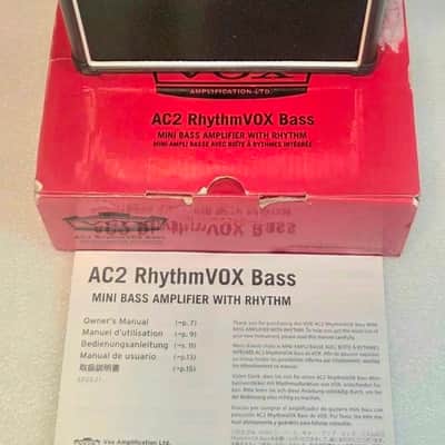 VOX AC2 RV RhythmVox Bass Guitar Mini Amp - Exc w/box/manual image 2