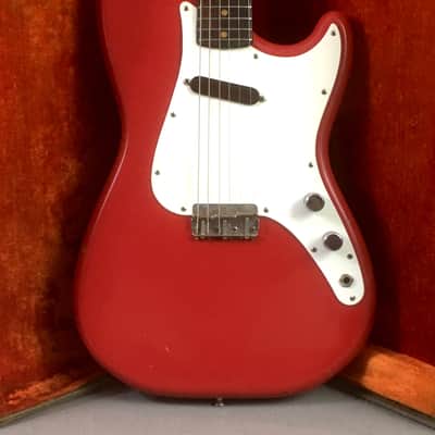 1961 Vintage Pre-CBS Fender USA Musicmaster Dakota Red Nitro True Relic 22.5” Short Scale 3/4 Guitar HSC 6.1 Lb image 2
