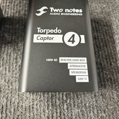 Two Notes Torpedo Captor Loadbox/Attenuator/DI - 4 Ohm 2010s - Black image 2