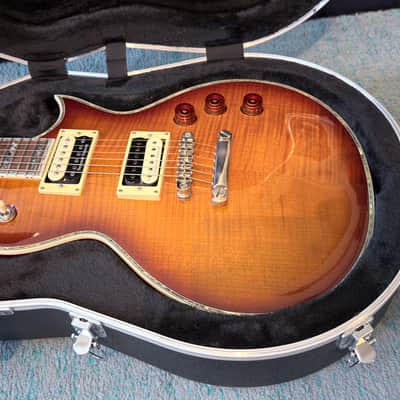 ESP LTD EC-1000 FM with Rosewood Fretboard 2003 - 2017 Amber Sunburst image 4