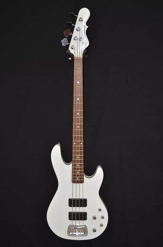 G&L Tribute Series M-2000 Bass Gloss White w/ Rosewood Fretboard image 1