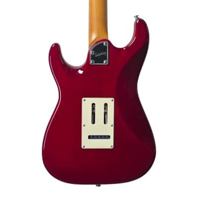 Electric Guitar Soloking MS-11 Classic MKII in Transparent Red with Rosewood FB and 5A Flame Top Nafiri Special Run image 5