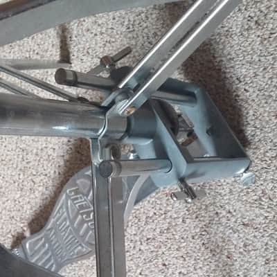 VINTAGE Gretsch CAMCO Double SPUR Floating Action Hi Hat Stand OAKLAWN IL MEGA RARE W Clutch NO TARIFFS !!!60s 70s BEAUTIFUL !! image 3
