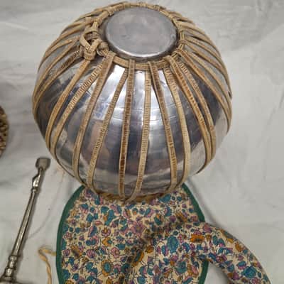 Pair of Hand Made Indian Tabla Drums (C020-14) image 6