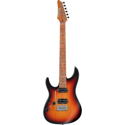 Ibanez AZ2402L TFF Prestige Left Handed Electric Guitar. Tri Fade Burst Flat with Case image 3