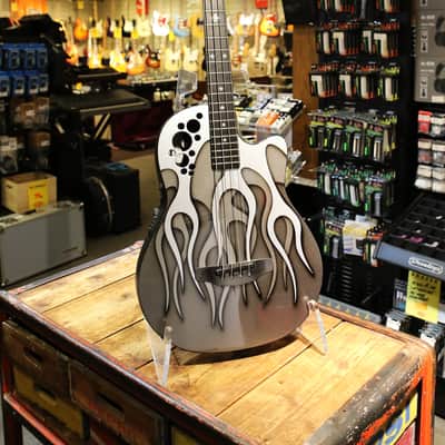 Ovation NSB778 Nikki Sixx Signature Elite Bass 2005 - 2006 - Gray Flame Top image 6