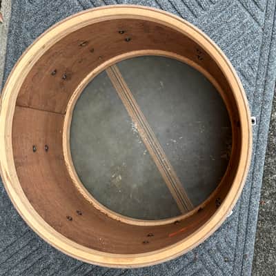 Vintage WFL LUDWIG 12x15 Parade Marching Mid-50's Snare Drum Mahogany 3PLY Silver Sparkle image 17