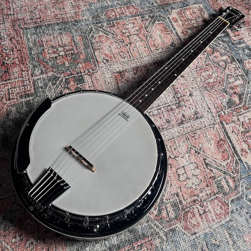 Fender Rustler 6-String Resonator Banjo Sunburst W/ Case image 1