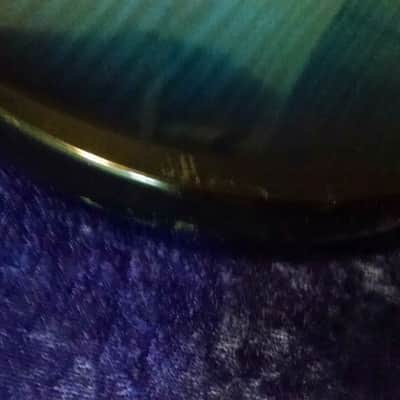 1991 Ibanez USA Custom S Saber Body Blue Mahogany Flamed maple image 10