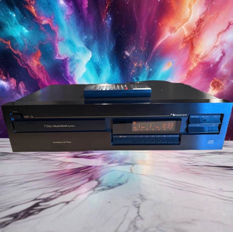 Vintage 1994 Nakamichi MB-3S Music Bank 7 Disc Cd Player FULL FRESH Service Rare