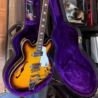 Epiphone Elitist Casino 2002 - 2019 - Vintage Sunburst image 3