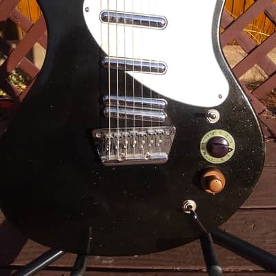 Danelectro Mod 7 "Seven String" Rare, Black Sparkle image 4