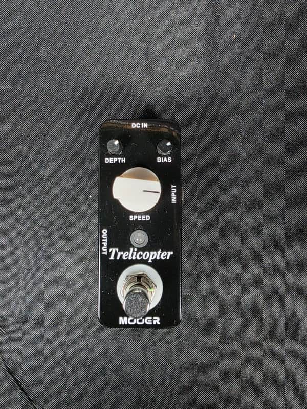 Mooer Trelicopter Tremolo Guitar Effect Pedal 2010s - Black image 1