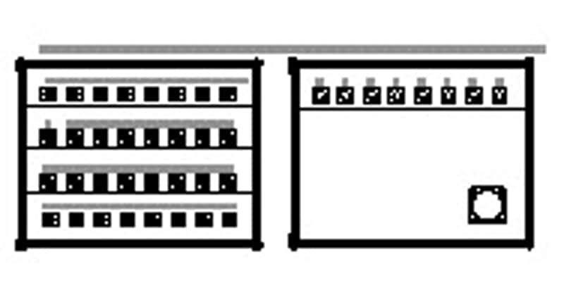 PROEL - SNBOX32 - Stage Box con N. 32 prese da pannello XLR neutrik 3 poli (NC3FDL1)  N. 8 spine da pannello XLR neutrik 3 poli (NC3MDL1)  N. 1 spina da pannello CMIL150MP sul retro. image 1
