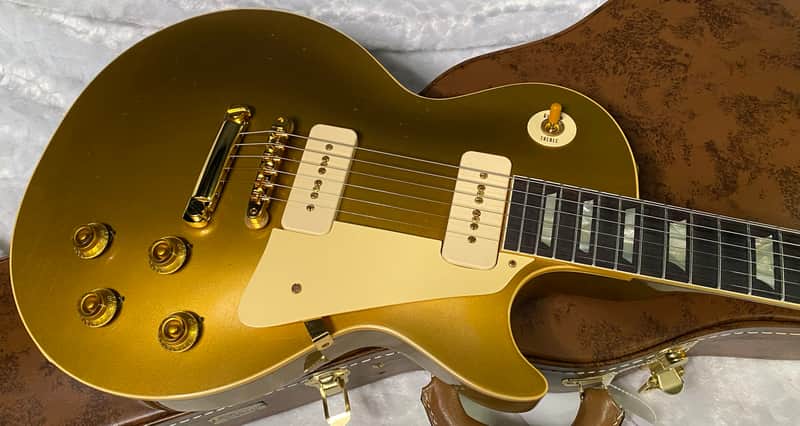 Immagine NEW! Gibson Custom 1956 Les Paul Standard Reissue Electric Guitar - All Gold, Light Aged 2026 Limited Edition Collection - Authorized Dealer - In-Stock! - 8.95bs - G07597 - 1